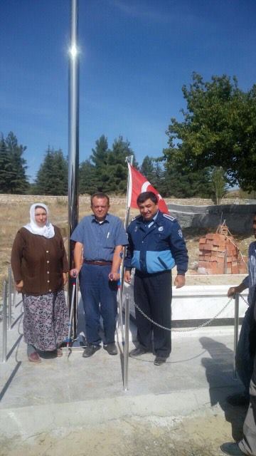 Dinarlı şehit İzzet Taşbaş'ın Mezarlığı Düzenlendi