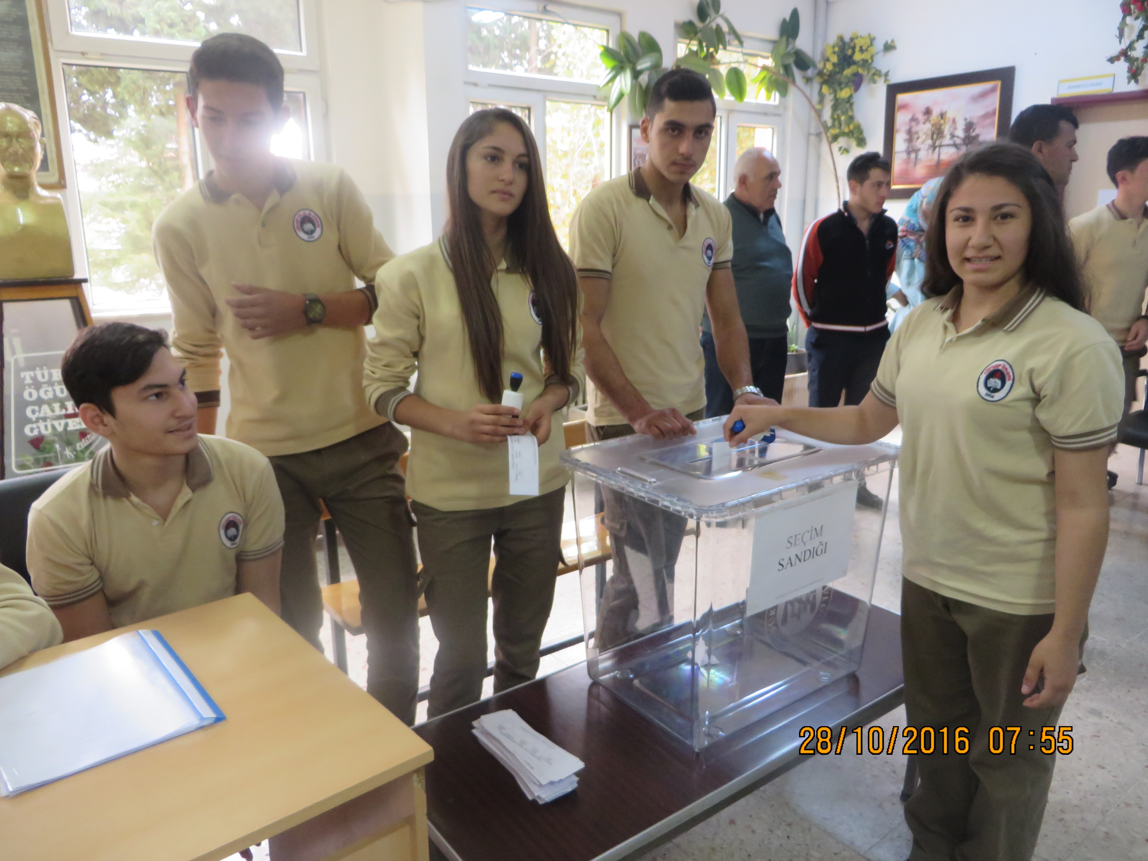 Dinar Mehmet çavuş Anadolu Lisesi Okul Başkan'ını Seçti