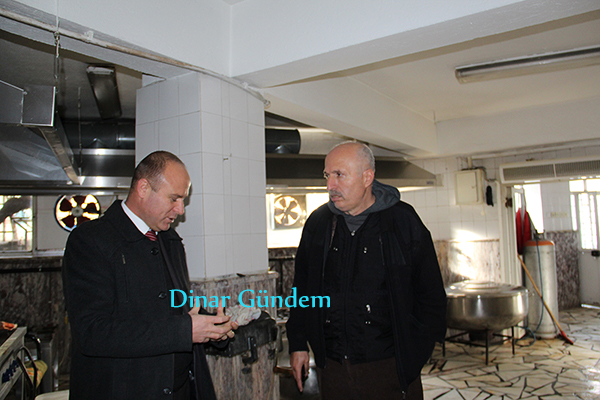 Dinar'da Yemekhaneler İğneden İpliğe İncelendi.
