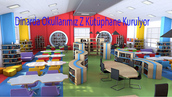 Okullarımıza Z. Kütüphane Kuruluyor