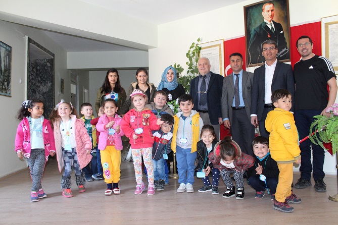 Halk Eğitimi Merkezi Anasınıfından Kütüphane Ziyareti