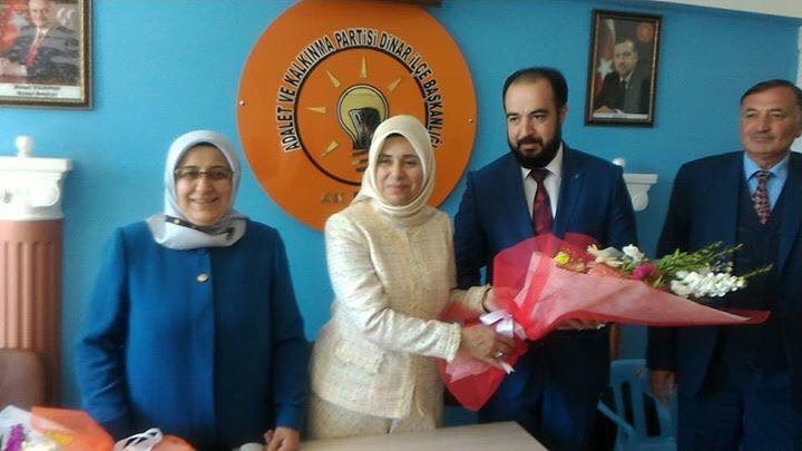 Milletvekili özkal Ve Bayan Eroğlu'ndan Dinar'a Teşekkür