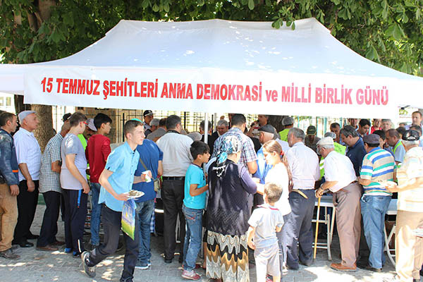 15 Temmuz şehitleri Anıldı