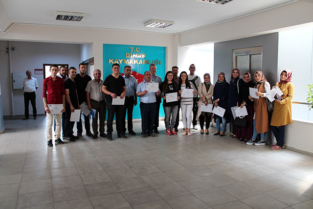 Halk Eğitimi Merkezi Girişimcilik Kursu Sertifikaları Dağıtıldı