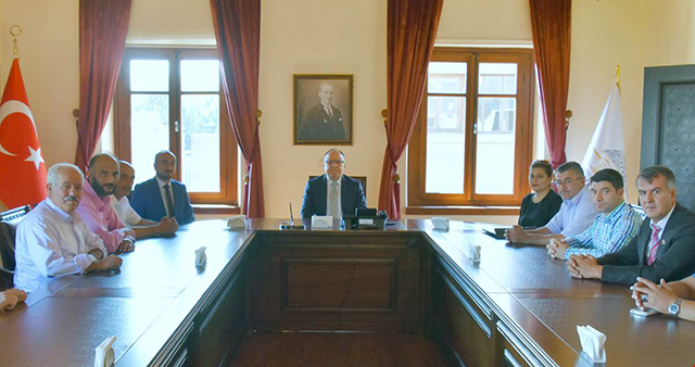 Vali Mustafa Tutulmaz Muhtarları Kabul Etti