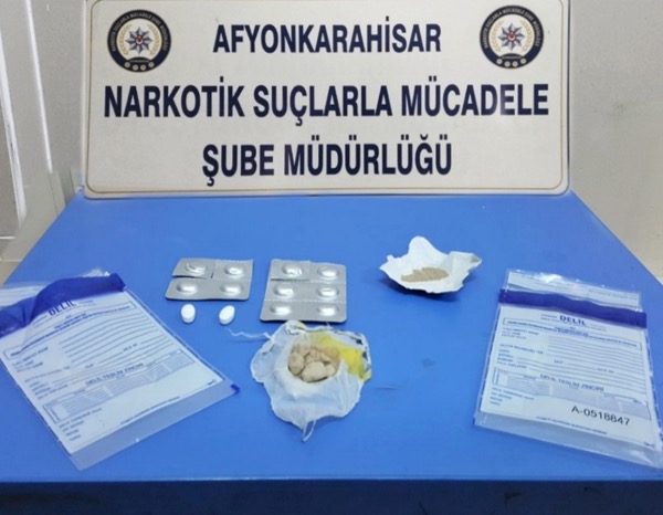 Dinar’da Uyuşturucu Operasyonu