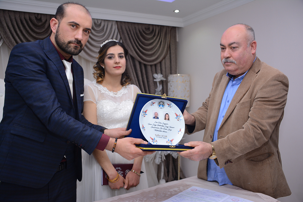Kırmızı çeket Adem Gürcan’ın Oğlunun Nikah Töreni Yapıldı