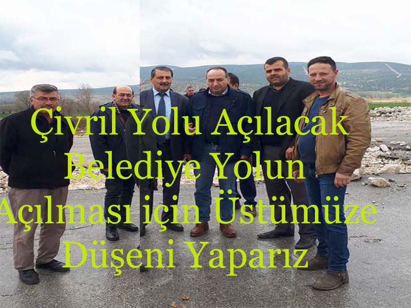 Dinar çivril Yolu Açılacak