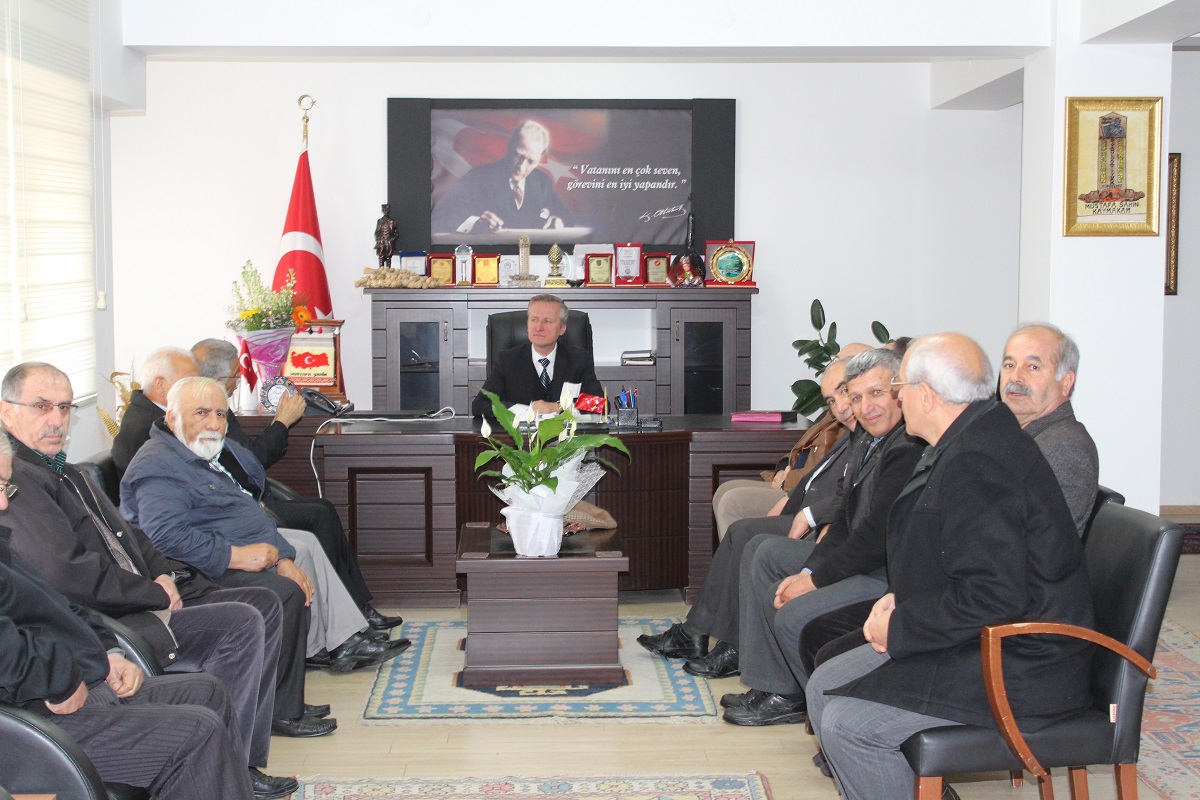 Türk Ocaklarından İlçe Kaymakamına Ziyaret