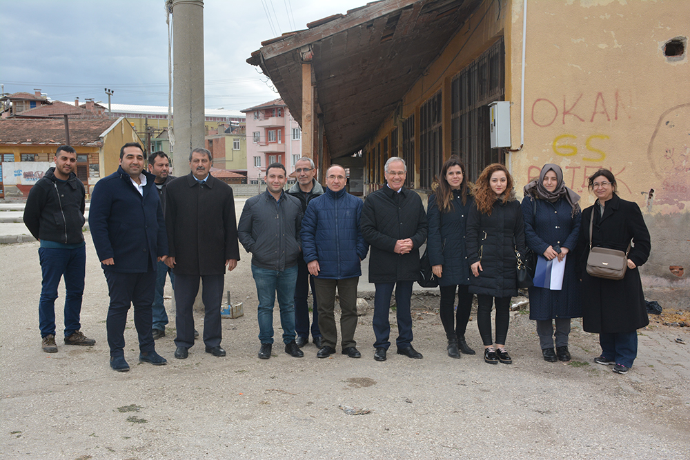 Yeni Salı Pazarı Yeri Projesi İçin İnceleme Yapıldı