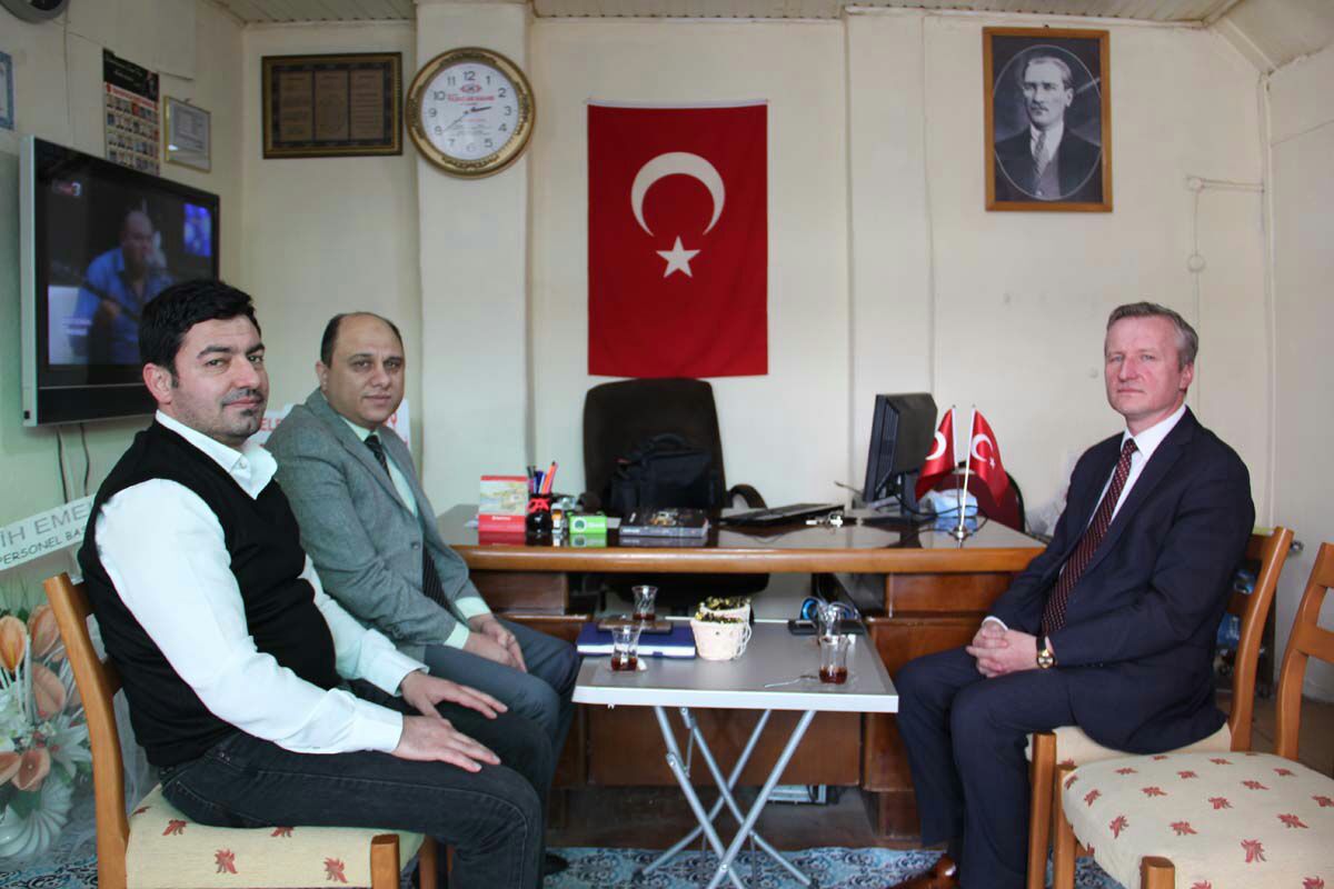 Kaymakamımız şahin Gazetemizi Ziyaret Etti