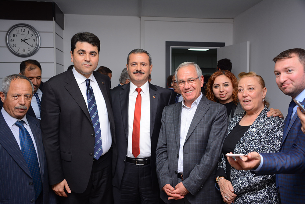 Başkan Saffet Acar Genel Başkan Uysal’ı Karşıladı