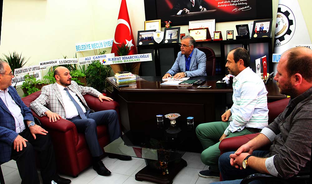 Aydın Tso Başkanı Hakan ülken, Dinar Tso Başkanı Bağırkan Ve Ekibini Ziyaret Etti