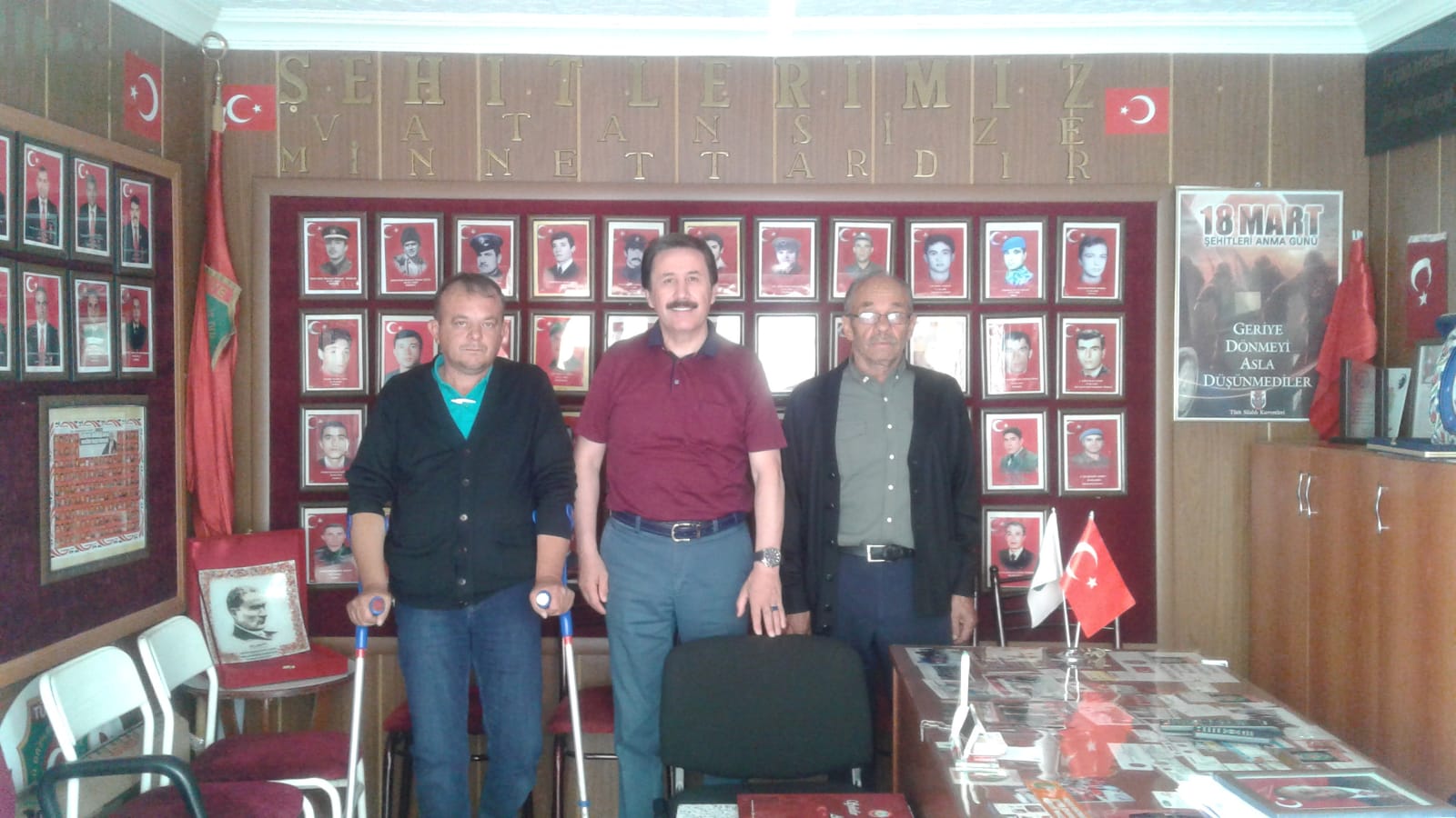 Tarlacı’ Dan Gaziler Ve şehitler Ve Dernek Başkanlığına Ziyaret