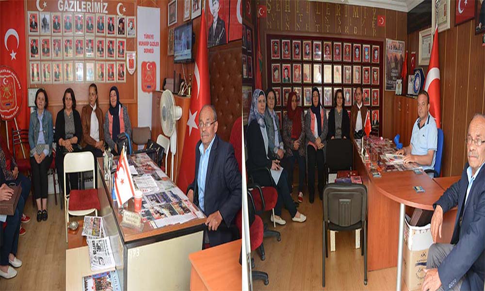 İyi Parti Kadın Kolları Gazi Ve şehitler Derneğini Ziyaret Etti