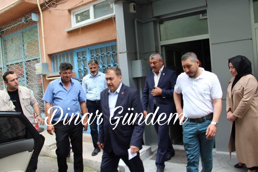 Bakan Eroğlu Dinar Ziraat Odasını Ziyaret Etti