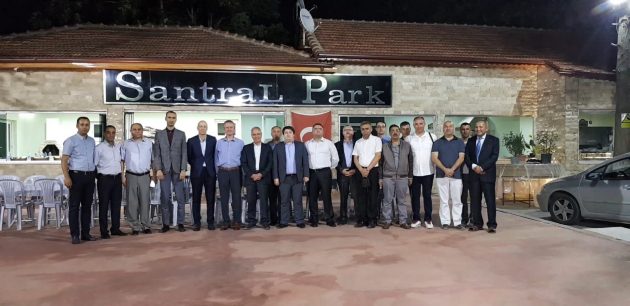 Dinar İlçe Jandarma Komutanına Veda Yemeği