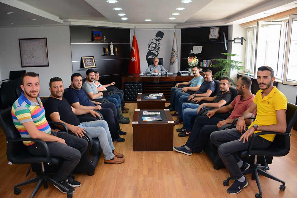 Dinar'da Yıkamacılar Derneğinden Başkan Acar’a Ziyaret