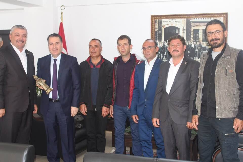 Dinar Ziraat Odasından Kaymakam Kapankaya'ya Ziyaret