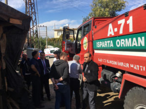 Yangından Mağdur Olanların İhtiyaçları Karşılandı