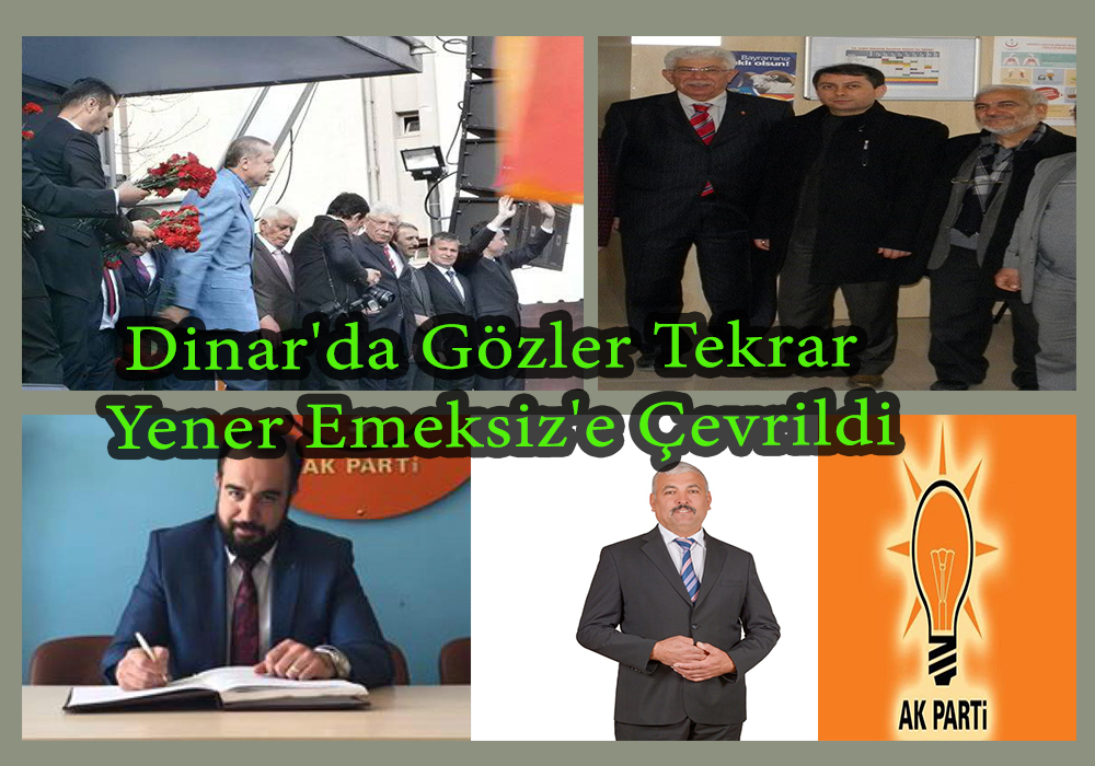 Dinar'da Gözler Tekrar Yener Yaşar Emeksiz'e çevrildi