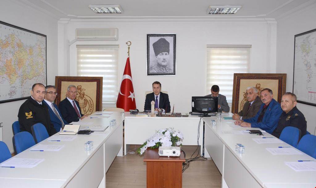 Dinar'da Asayiş Toplantısı Yapıldı