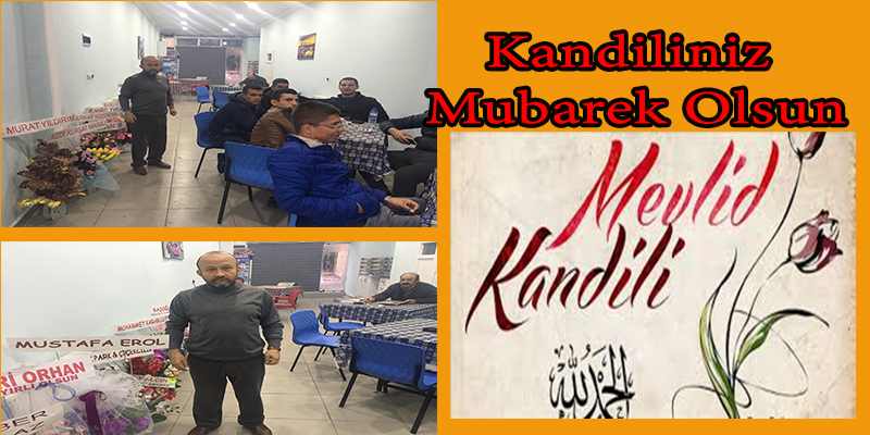 Meydan çay Bahçesinden Mevlid Kandili Mesajı