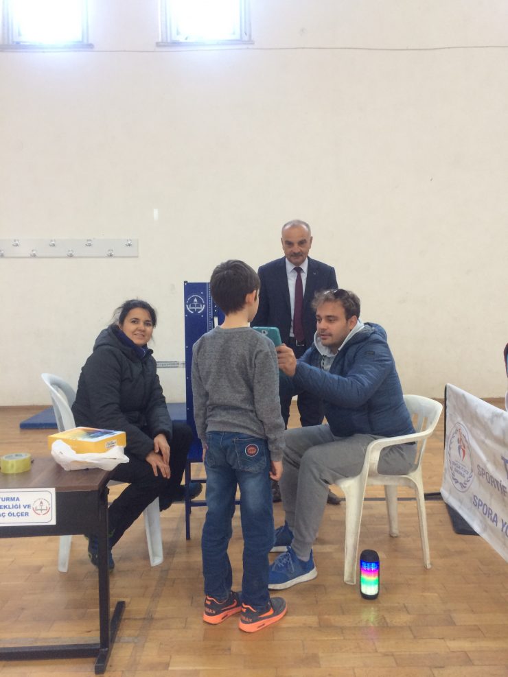 Dinar’da Sportif Yetenek Taraması Yapıldı.