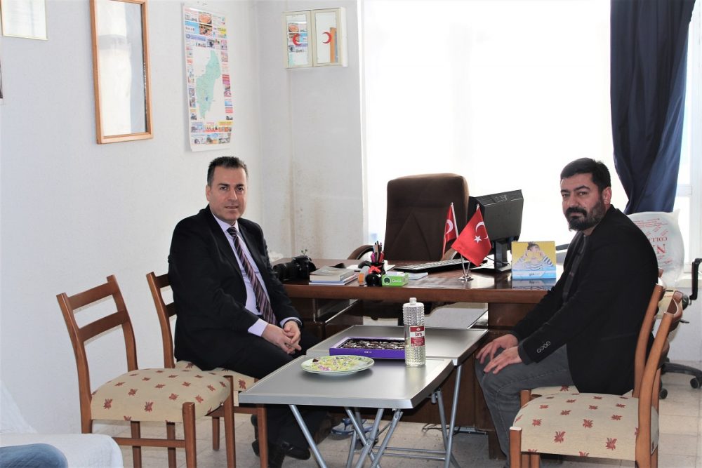 Dinar Kaymakamı Selami Kapankaya, Gazetemizi Ziyaret Etti