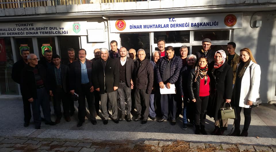 İyi Parti Dinar Teşkilatı Dernek Ziyaretlerine Devam Ediyor