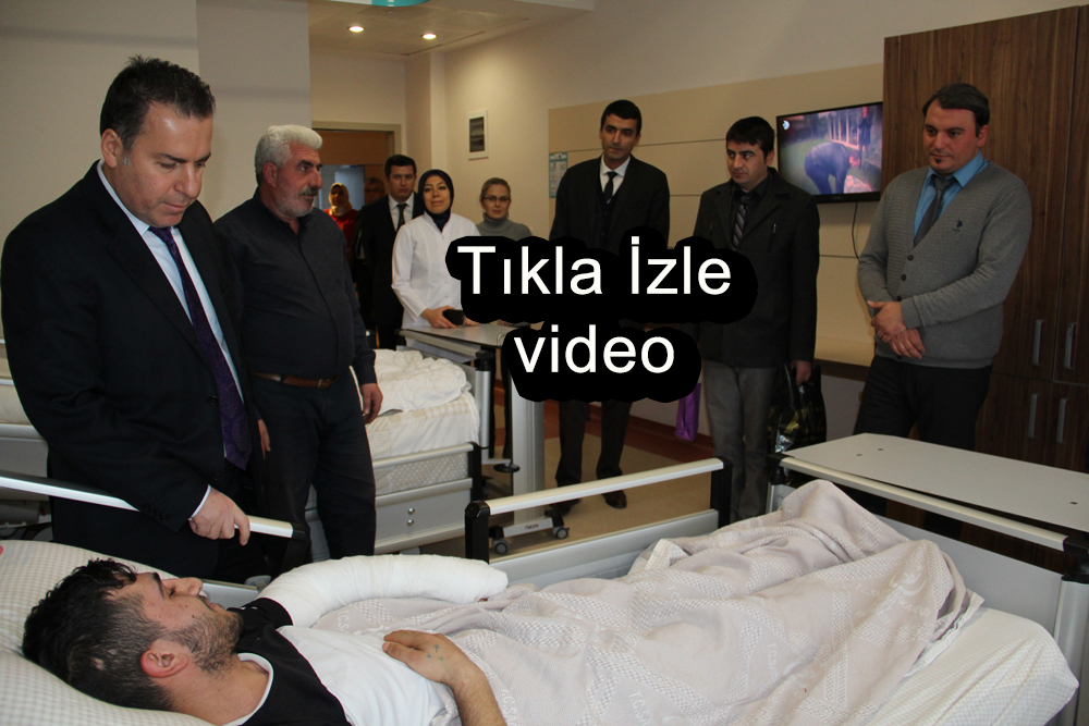 kaymakam Selami Kapankaya, Hastaların Yeni Yılını Kutladı