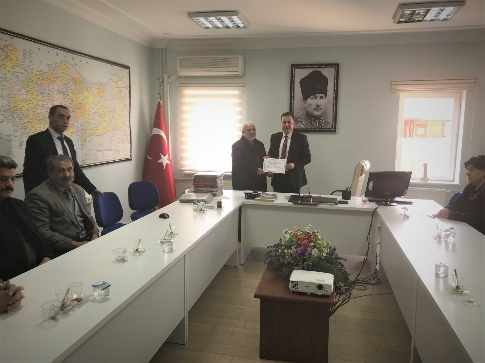 Kaymakam Kapankaya (sydv) Görev Alan üyelere Teşekkür Etti