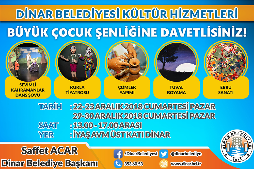 çocuk şenliğine Davetlisiniz