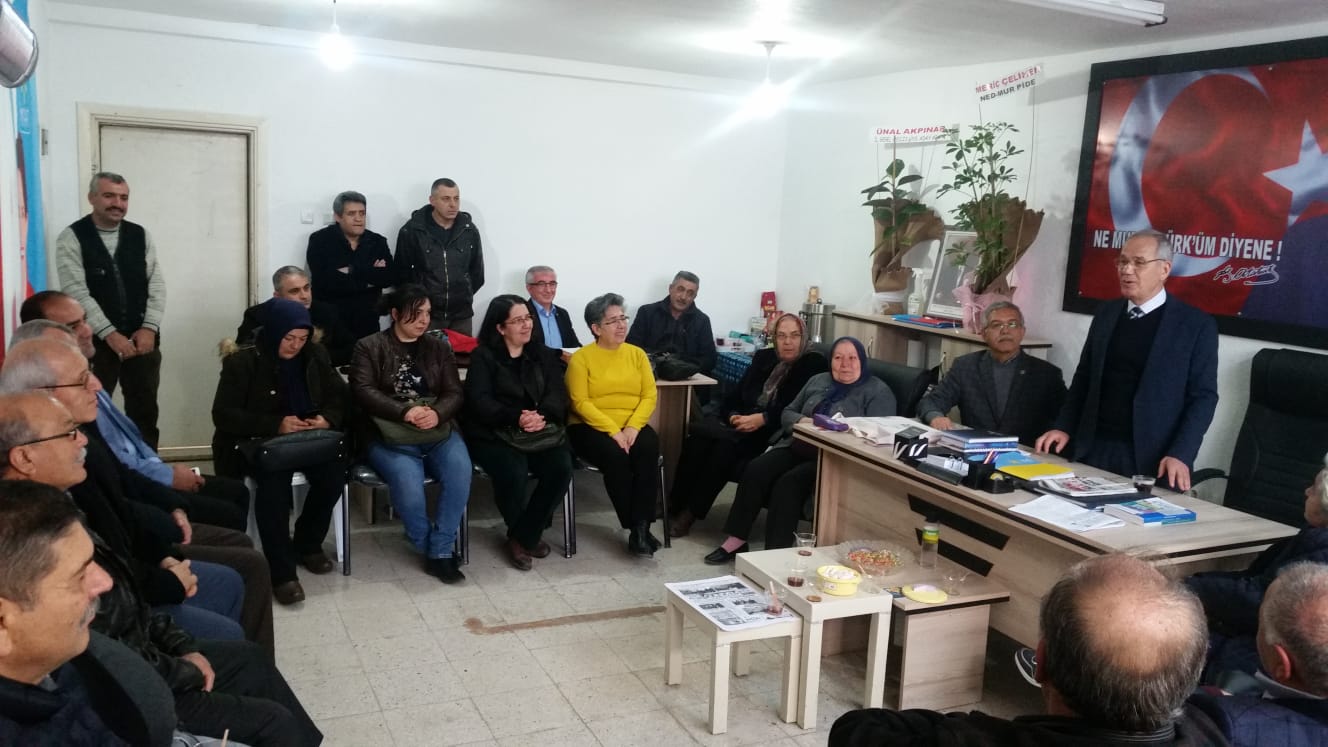 Belediye Başkanı Saffet Acar İyi Parti İlçe Teşkilatını Ziyaret Etti