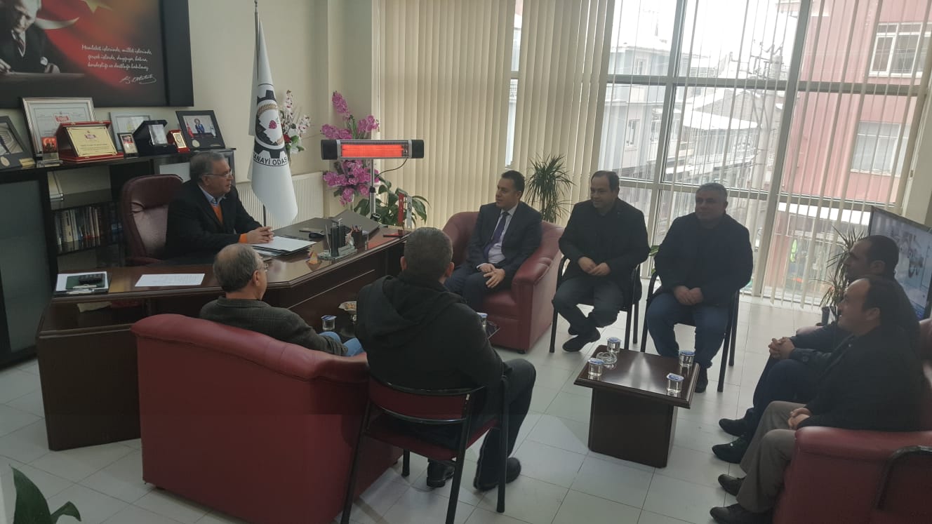 Dinar Kaymakamı Selami Kapankaya'dan Ticaret Ve Sanayi Odasına Ziyaret