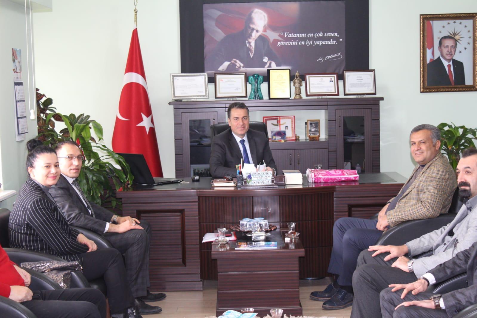 ısparta'da Kurulan Dinarlılar Derneği Kurumları Ziyaret Etti