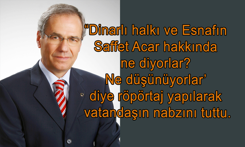 Dinar Gündem Vatandaşın Nabzını Tuttu..