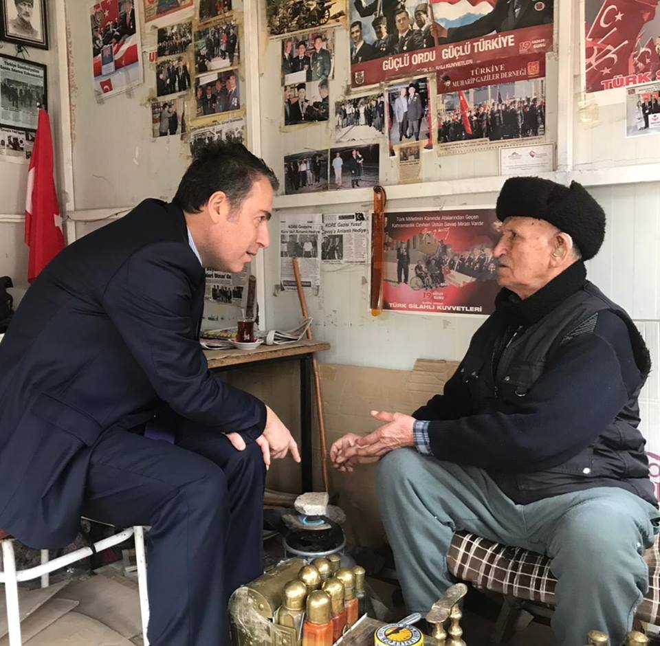 Kaymakam Kapankaya, Kore Gazisini Ziyaret Etti