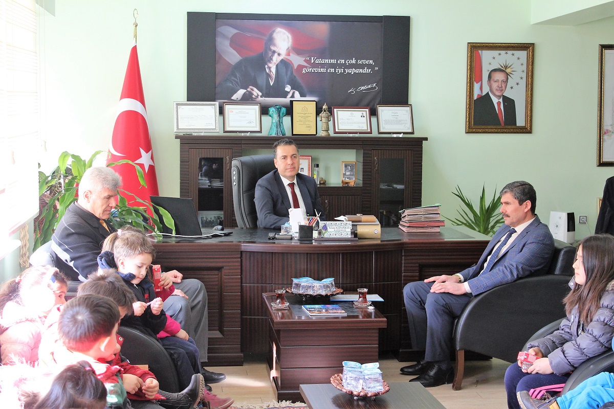 Toki İlkokulundan Kaymakam Kapankaya' Ya Ziyaret