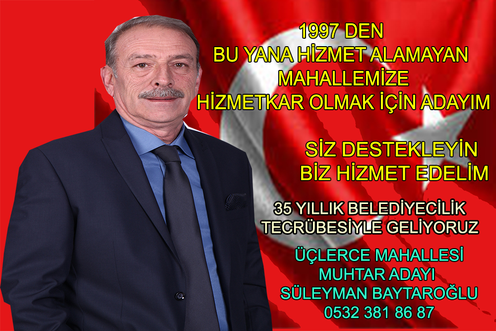 Baytaroğlu: üçlerce Mahallemizi Birlikte Yöneteceğiz
