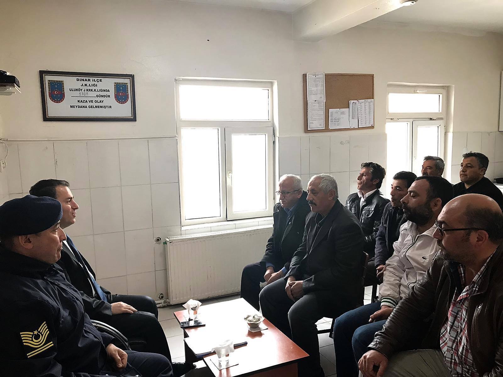 Kaymakamımızdan Dış Karakollara Seçim Güvenliği Ziyareti