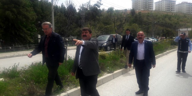 Suçıkan’a Kavşak Yapımı İçin Görüşmeler Başladı