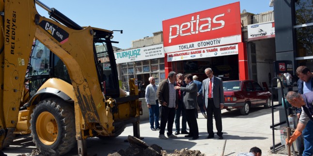 Yeni Sanayi Sitesinde Kanalizasyon Hattı çalışması Yapıldı
