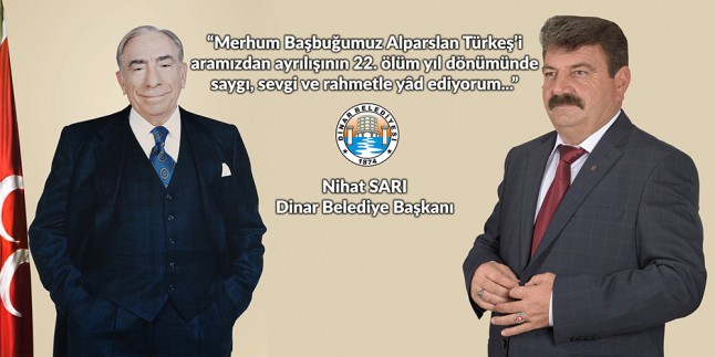 Başkan Sarı’dan Başbuğ Alparslan Türkeş’i Anma Mesajı