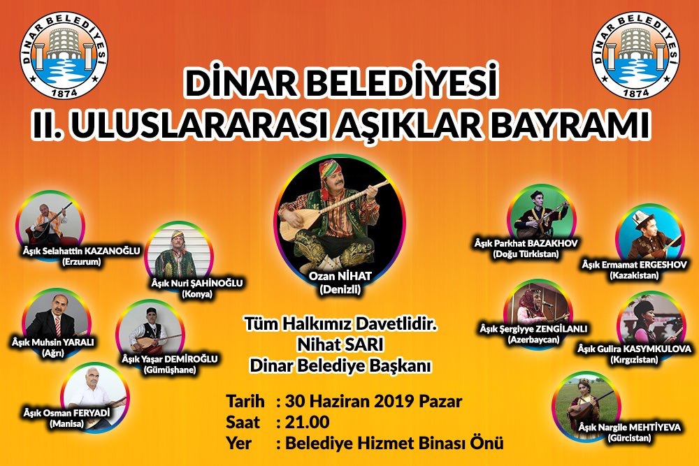 ıı. Uluslararası Âşıklar Bayramına Davetlisiniz