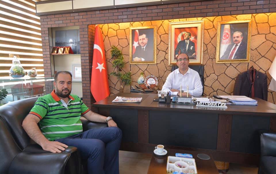 Burhanettin Yüksel, Başkan Mustafa çöl’ü Ziyaret Etti
