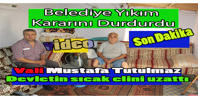 Vali Mustafa Tutulmaz Dinar'da Kimsesiz Engelli Vatandaşa Sahip çıktı