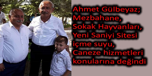 Ahmet Gülbeyaz, Belediye Başkanı Nihat Sarı’ya Soru Sordu
