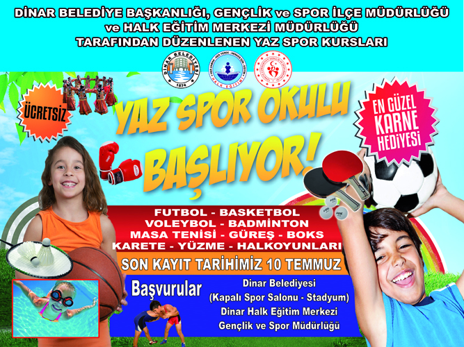Yaz Spor Okulu Başlıyor