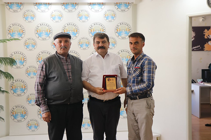şehit Teğmen şafak Evran’ın Babası Ve Köy Muhtarından Teşekkür Ziyareti